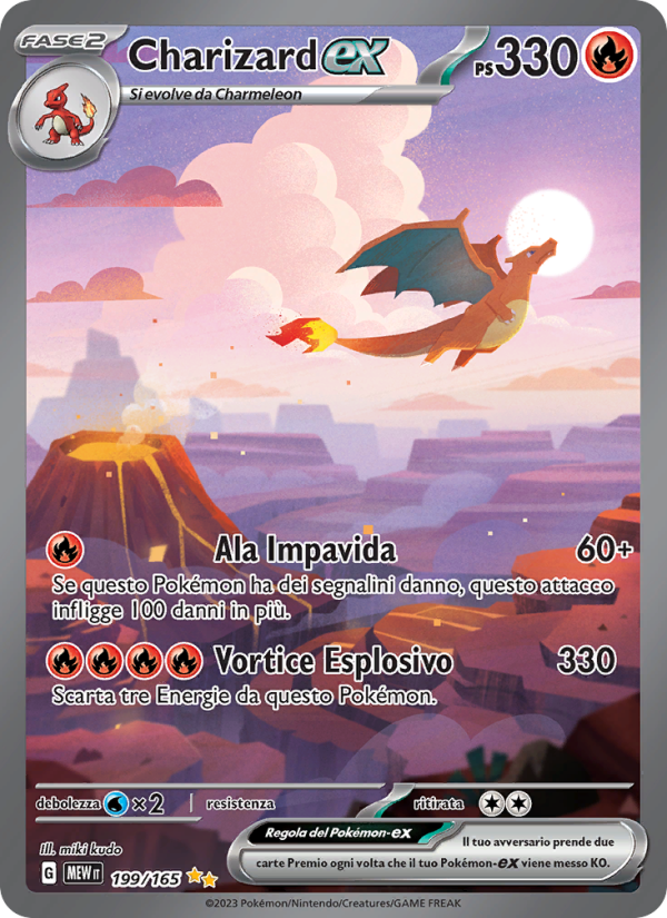 Charizard-ex 199/207 — 151 (Italian Pokémon TCG card)