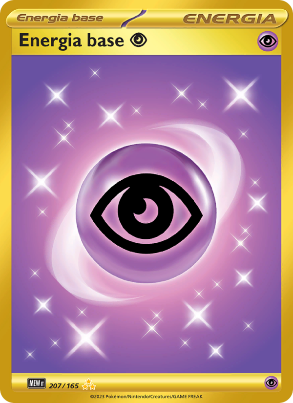 Energia base Psychic 207/207 — 151 (Italian Pokémon TCG card)