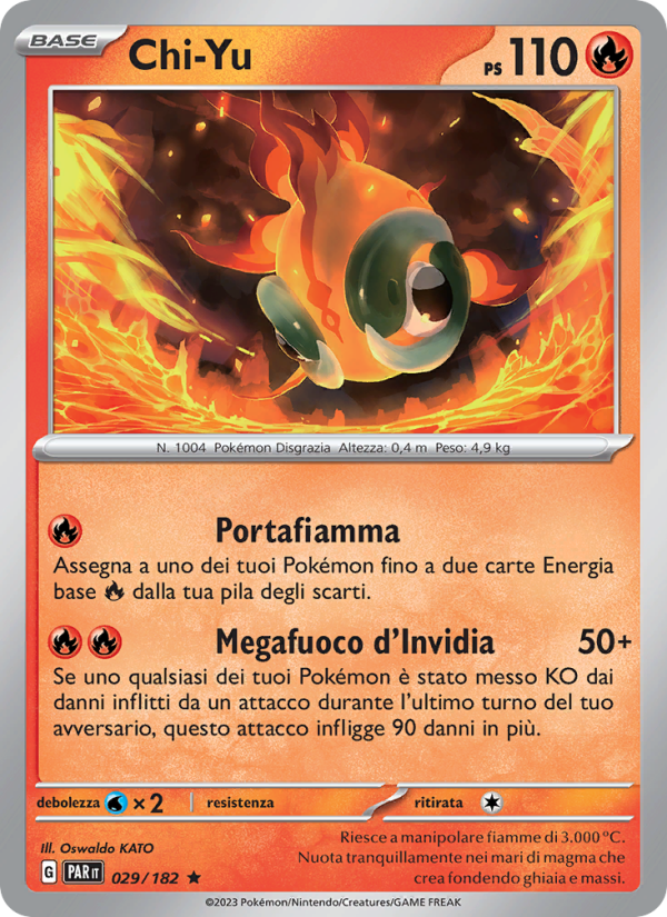 Chi-Yu 029/266 — Paradox Rift (Italian Pokémon TCG card)