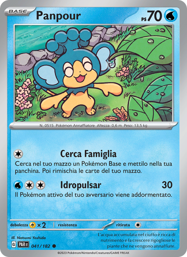 Panpour 041/266 — Paradox Rift (Italian Pokémon TCG card)