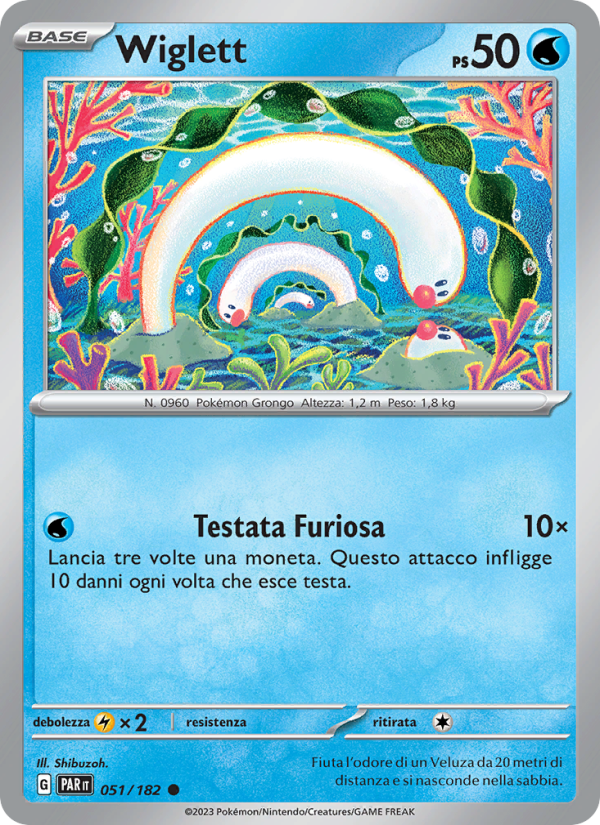 Wiglett 051/266 — Paradox Rift (Italian Pokémon TCG card)