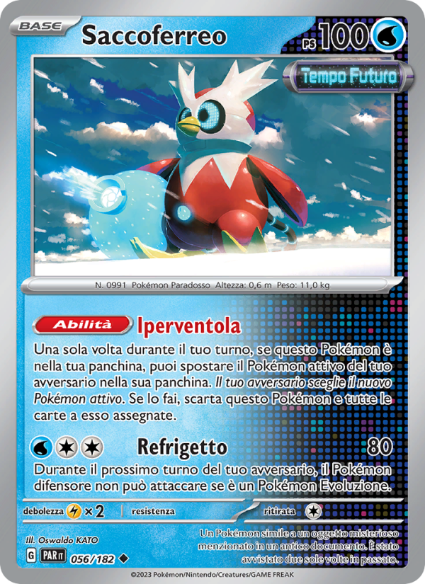 Saccoferreo 056/266 — Paradox Rift (Italian Pokémon TCG card)