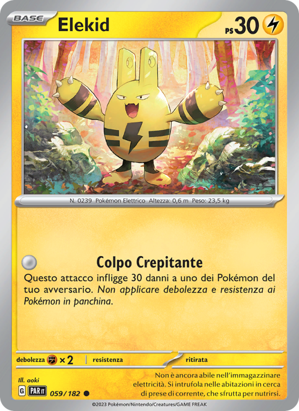 Elekid 059/266 — Paradox Rift (Italian Pokémon TCG card)