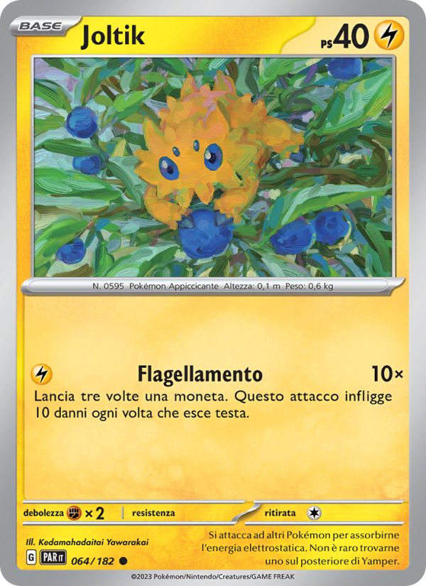 Joltik 064/266 — Paradox Rift (Italian Pokémon TCG card)
