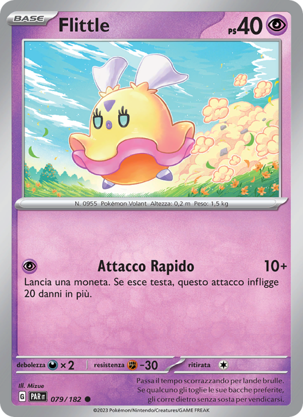 Flittle 079/266 — Paradox Rift (Italian Pokémon TCG card)