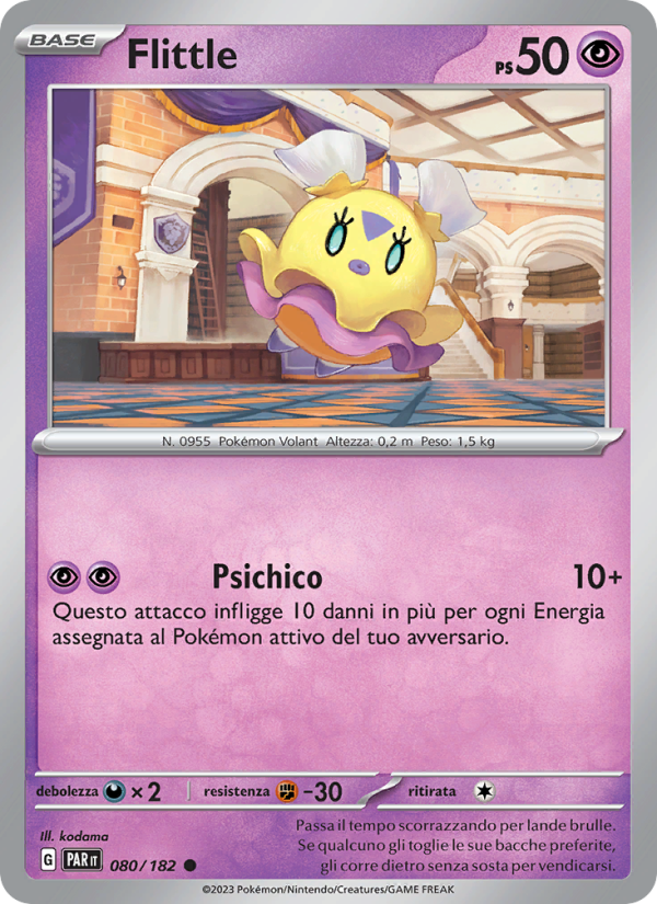 Flittle 080/266 — Paradox Rift (Italian Pokémon TCG card)