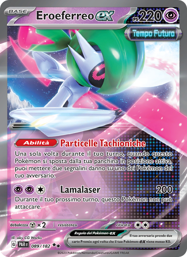 Eroeferreo-ex 089/266 — Paradox Rift (Italian Pokémon TCG card)