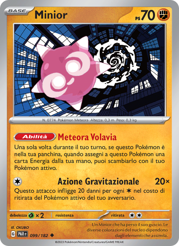 Minior 099/266 — Paradox Rift (Italian Pokémon TCG card)