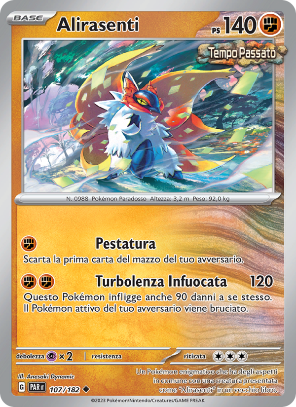 Alirasenti 107/266 — Paradox Rift (Italian Pokémon TCG card)