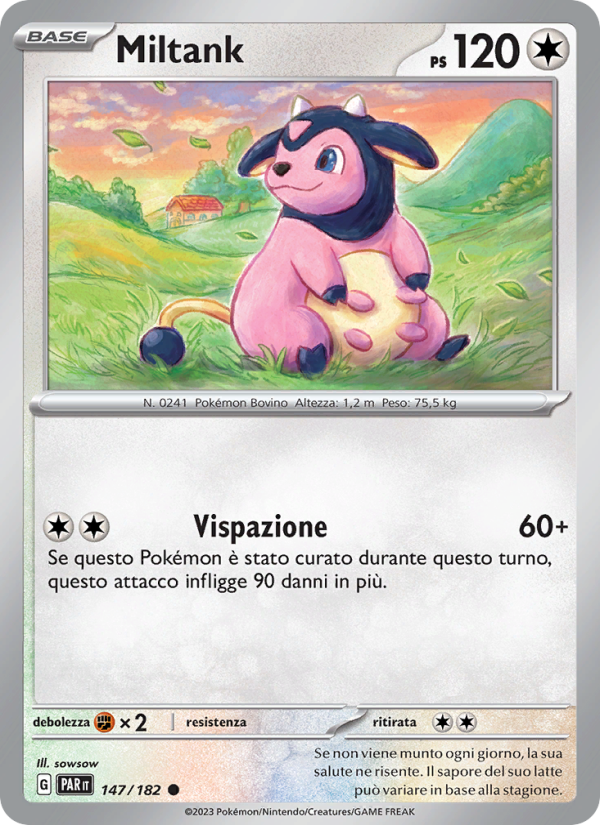 Miltank 147/266 — Paradox Rift (Italian Pokémon TCG card)