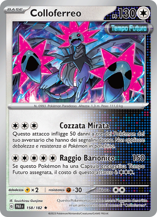 Colloferreo 158/266 — Paradox Rift (Italian Pokémon TCG card)