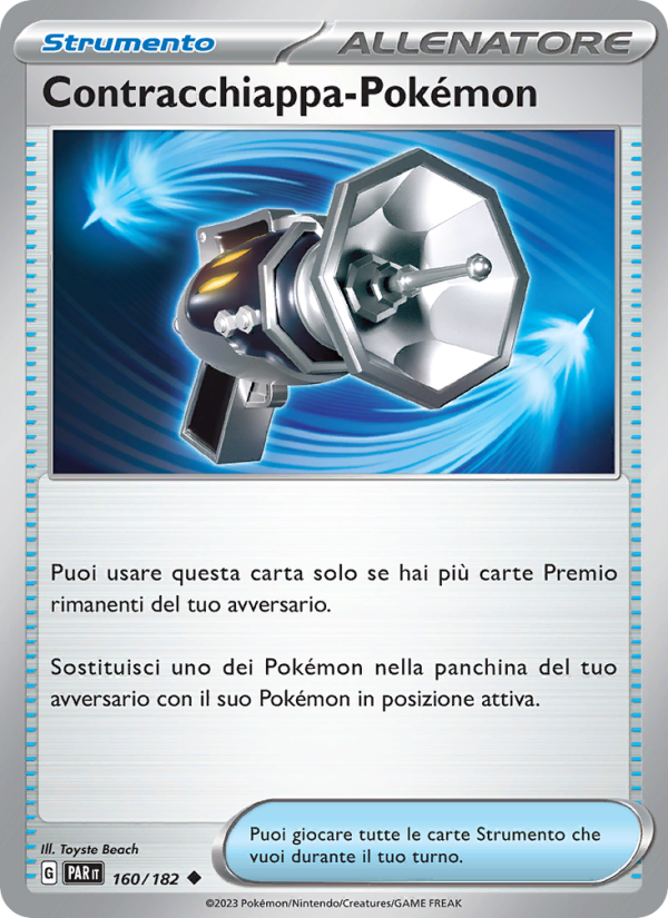 Contracchiappa-Pokémon 160/266 — Paradox Rift (Italian Pokémon TCG card)