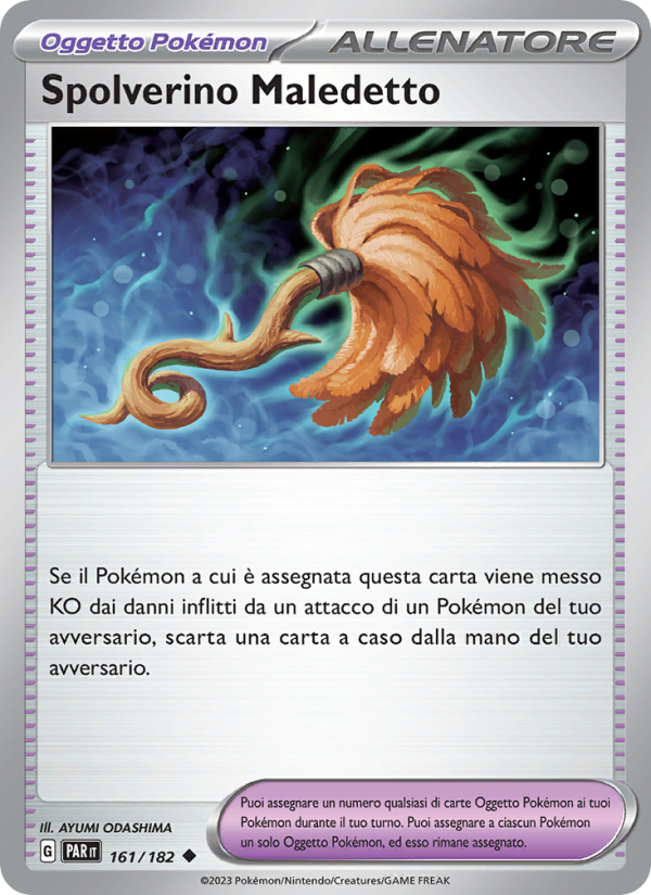 Spolverino Maledetto 161/266 — Paradox Rift (Italian Pokémon TCG card)