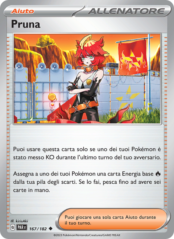 Pruna 167/266 — Paradox Rift (Italian Pokémon TCG card)