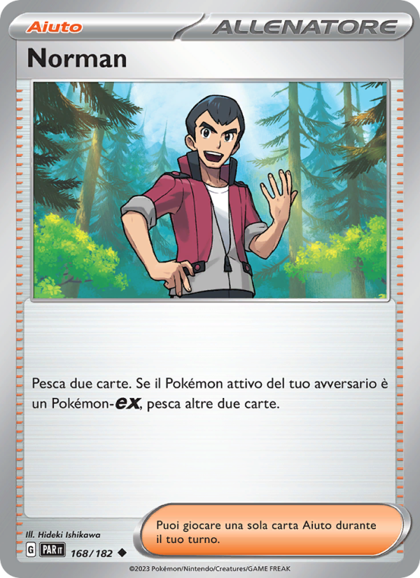 Norman 168/266 — Paradox Rift (Italian Pokémon TCG card)