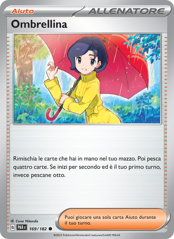 Ombrellina 169/266 — Paradox Rift (Italian Pokémon TCG card)