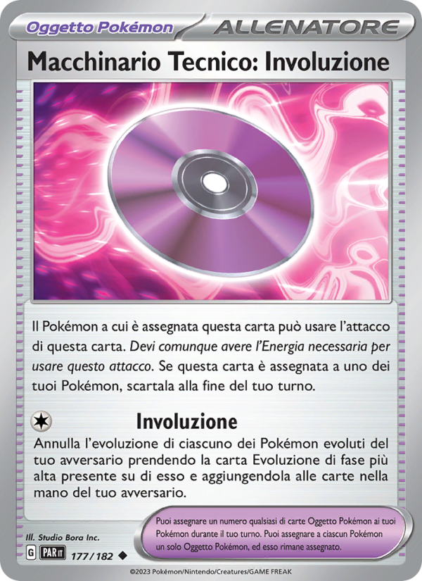 Macchinario Tecnico: Involuzione 177/266 — Paradox Rift (Italian Pokémon TCG card)
