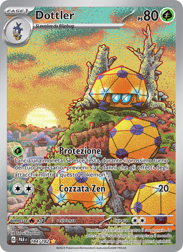 Dottler 184/266 — Paradox Rift (Italian Pokémon TCG card)