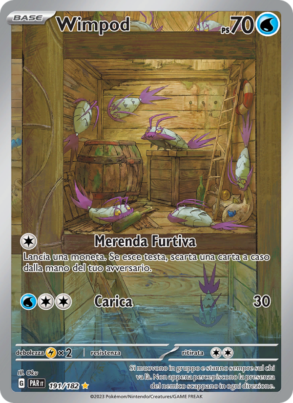 Wimpod 191/266 — Paradox Rift (Italian Pokémon TCG card)