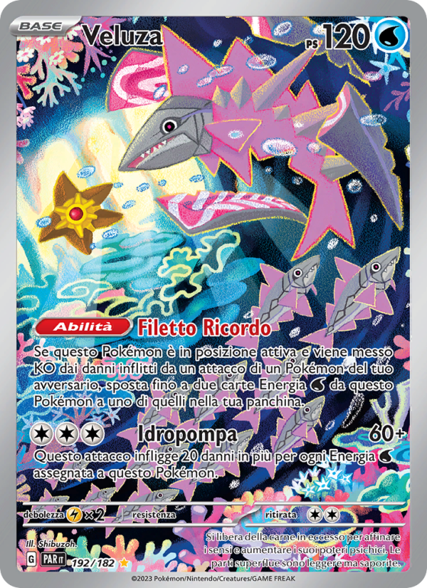 Veluza 192/266 — Paradox Rift (Italian Pokémon TCG card)