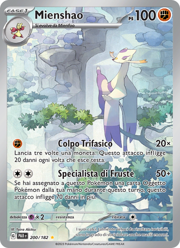 Mienshao 200/266 — Paradox Rift (Italian Pokémon TCG card)