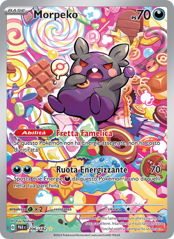 Morpeko 206/266 — Paradox Rift (Italian Pokémon TCG card)