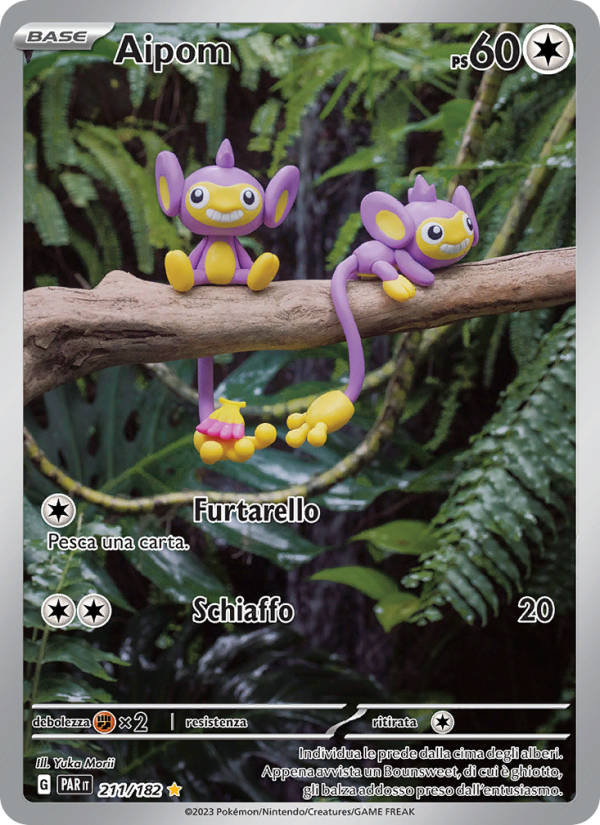 Aipom 211/266 — Paradox Rift (Italian Pokémon TCG card)