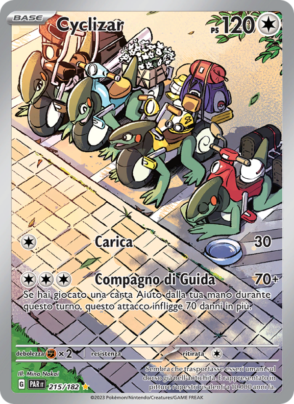 Cyclizar 215/266 — Paradox Rift (Italian Pokémon TCG card)