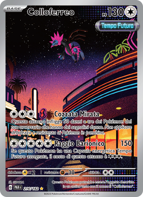 Colloferreo 216/266 — Paradox Rift (Italian Pokémon TCG card)
