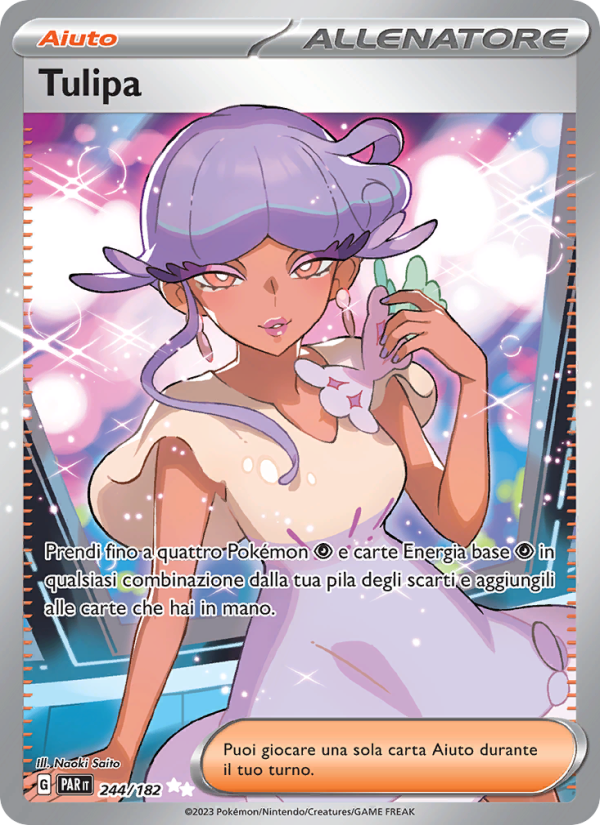 Tulipa 244/266 — Paradox Rift (Italian Pokémon TCG card)