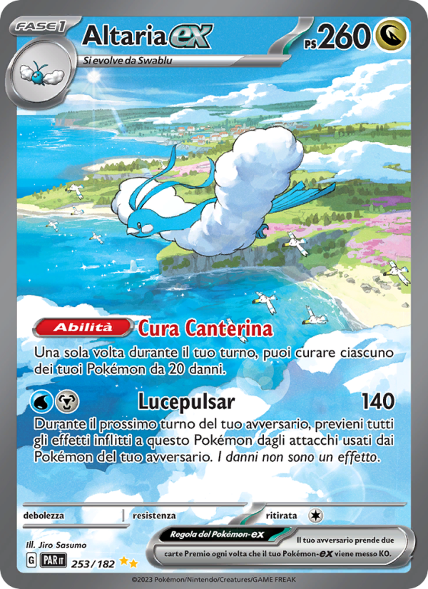 Altaria-ex 253/266 — Paradox Rift (Italian Pokémon TCG card)