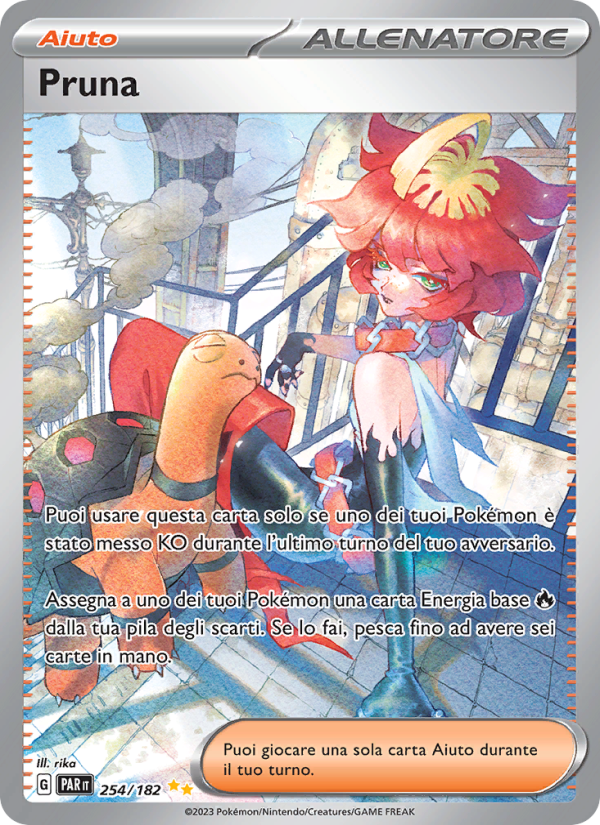Pruna 254/266 — Paradox Rift (Italian Pokémon TCG card)