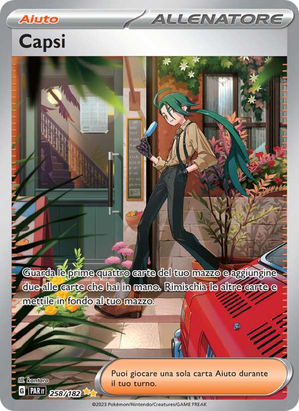 Capsi 258/266 — Paradox Rift (Italian Pokémon TCG card)
