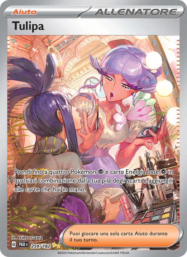 Tulipa 259/266 — Paradox Rift (Italian Pokémon TCG card)