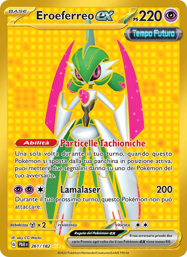 Eroeferreo-ex 261/266 — Paradox Rift (Italian Pokémon TCG card)