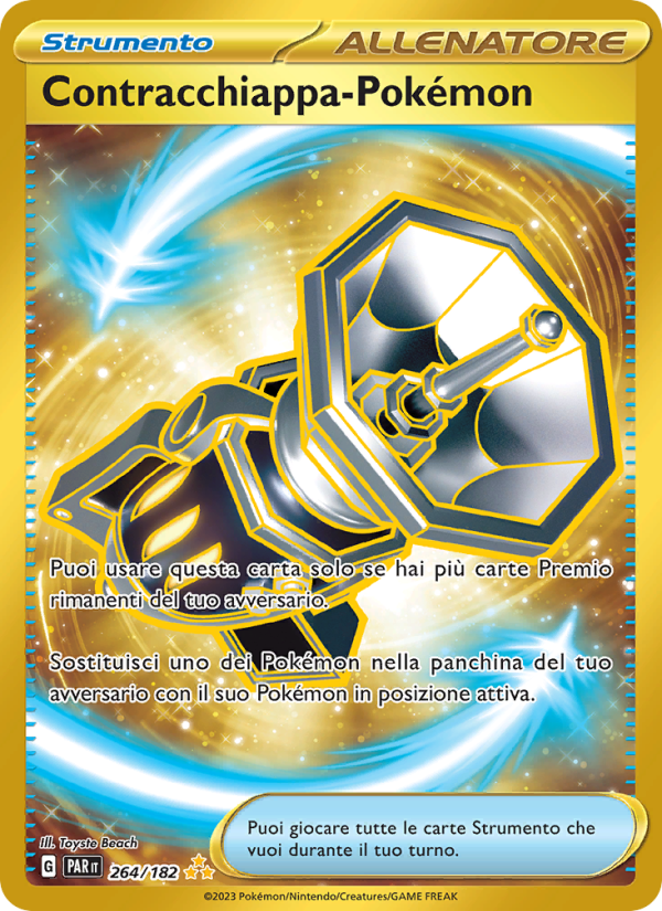 Contracchiappa-Pokémon 264/266 — Paradox Rift (Italian Pokémon TCG card)