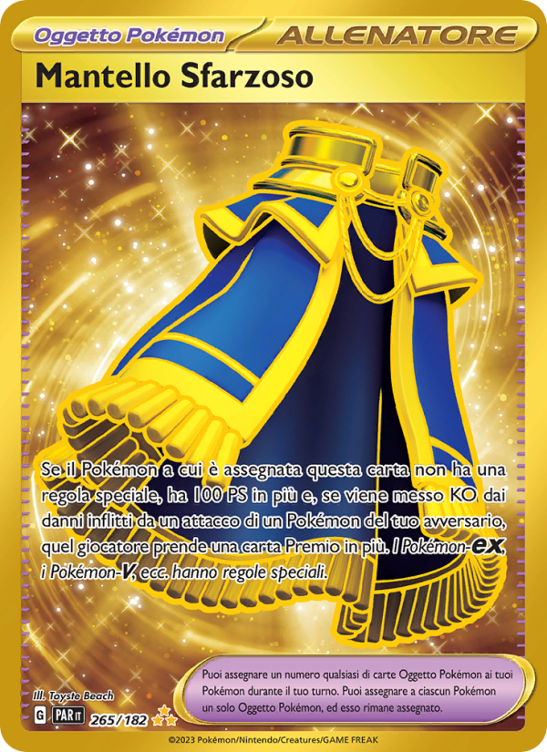 Mantello Sfarzoso 265/266 — Paradox Rift (Italian Pokémon TCG card)