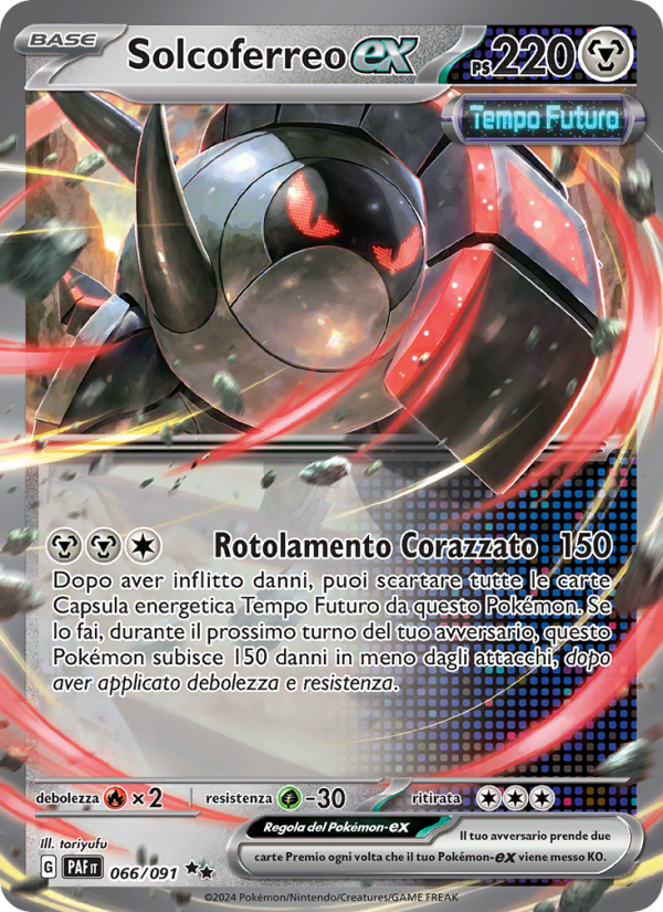 Solcoferreo-ex 066/245 — Paldean Fates (Italian Pokémon TCG card)