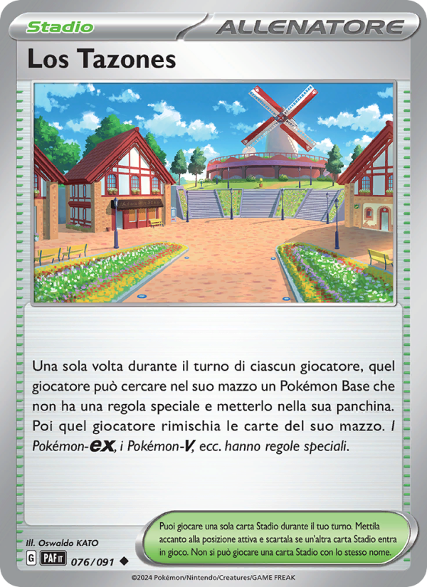 Los Tazones 076/245 — Paldean Fates (Italian Pokémon TCG card)