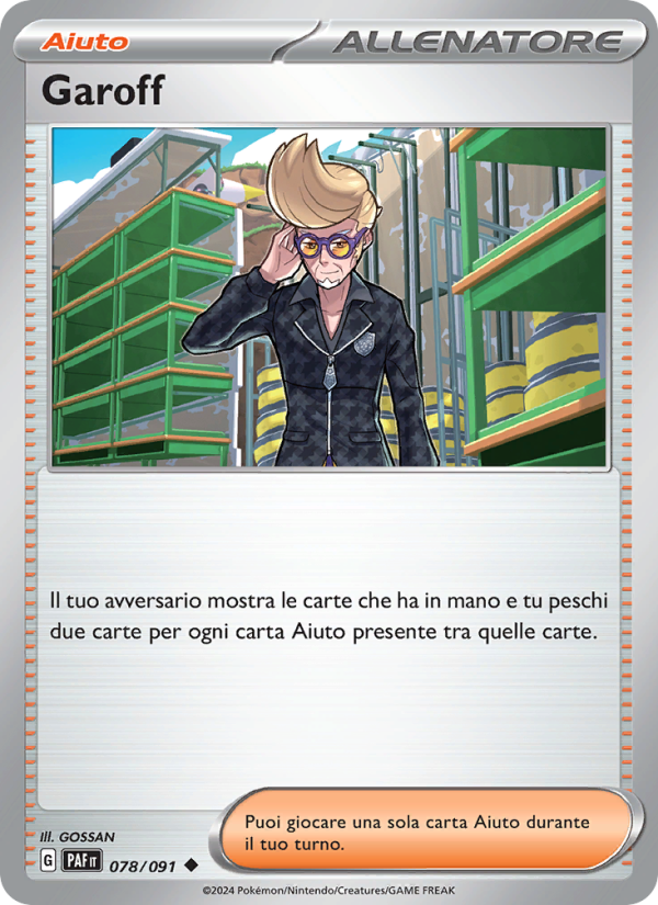 Garoff 078/245 — Paldean Fates (Italian Pokémon TCG card)