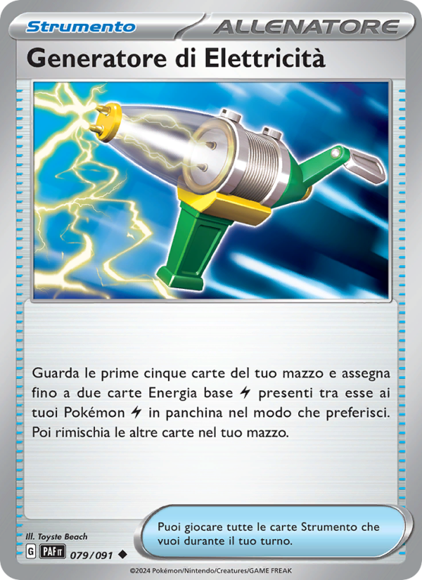 Generatore di Elettricità 079/245 — Paldean Fates (Italian Pokémon TCG card)