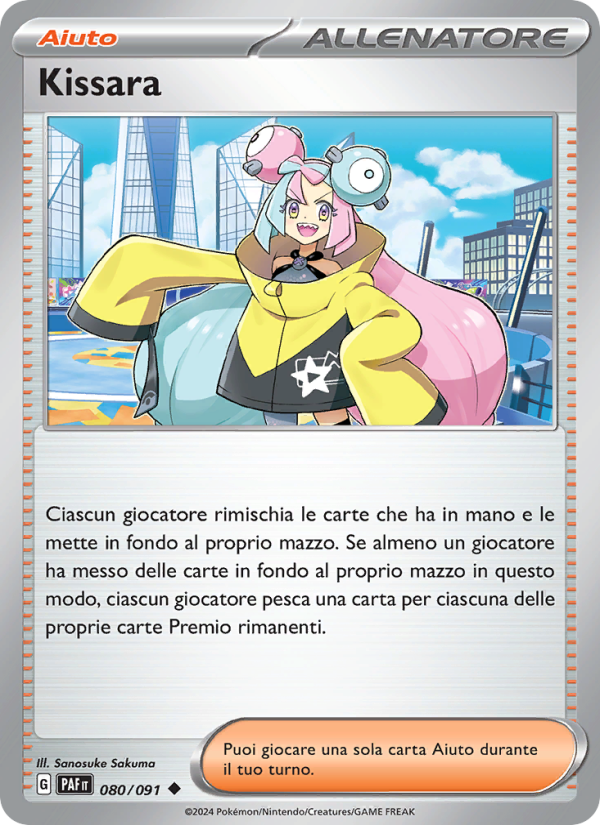 Kissara 080/245 — Paldean Fates (Italian Pokémon TCG card)