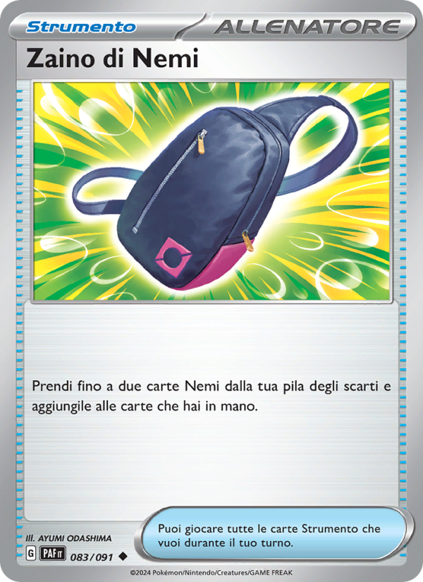 Zaino di Nemi 083/245 — Paldean Fates (Italian Pokémon TCG card)