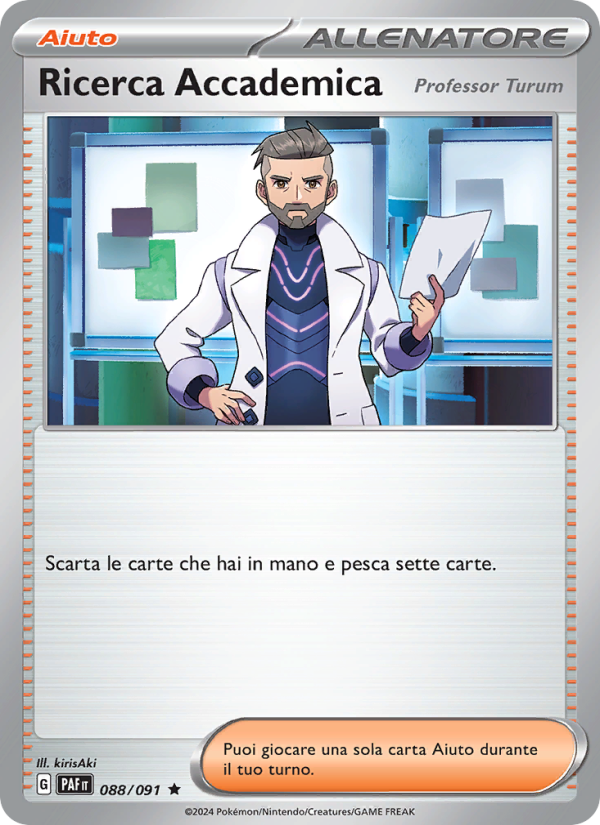 Ricerca Accademica 088/245 — Paldean Fates (Italian Pokémon TCG card)