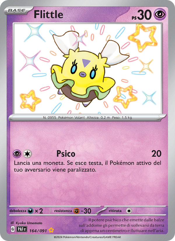 Flittle 164/245 — Paldean Fates (Italian Pokémon TCG card)