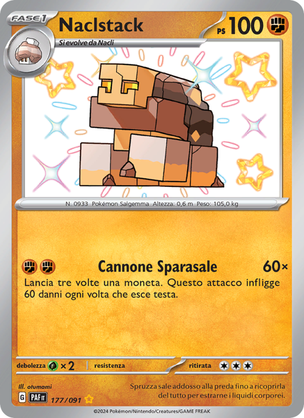 Naclstack 177/245 — Paldean Fates (Italian Pokémon TCG card)