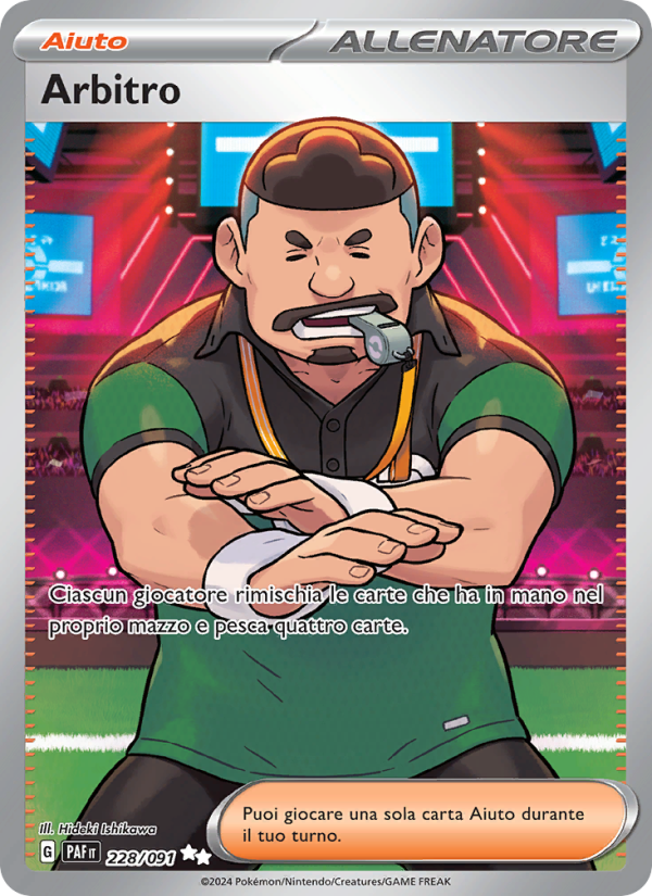 Arbitro 228/245 — Paldean Fates (Italian Pokémon TCG card)