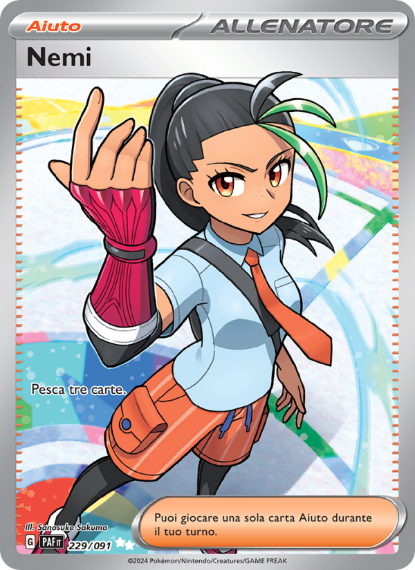 Nemi 229/245 — Paldean Fates (Italian Pokémon TCG card)