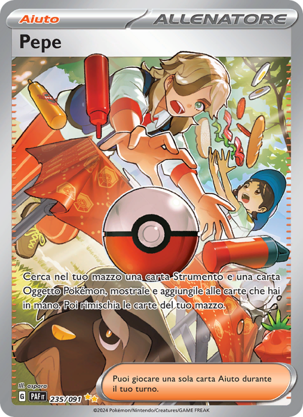 Pepe 235/245 — Paldean Fates (Italian Pokémon TCG card)