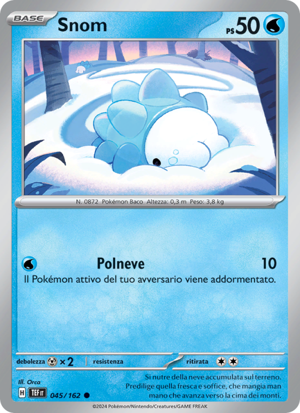Snom 045/218 — Temporal Forces (Italian Pokémon TCG card)